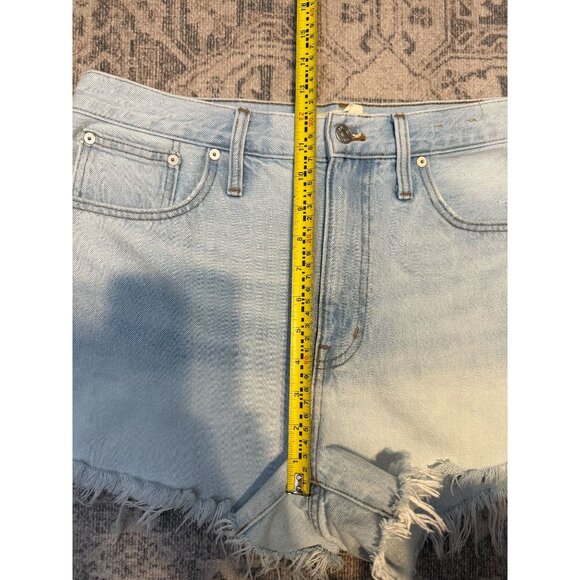 Madewell Women's Relaxed Denim Jean Shorts Size 30 Light Wash High Rise Boho - Picture 6 of 8